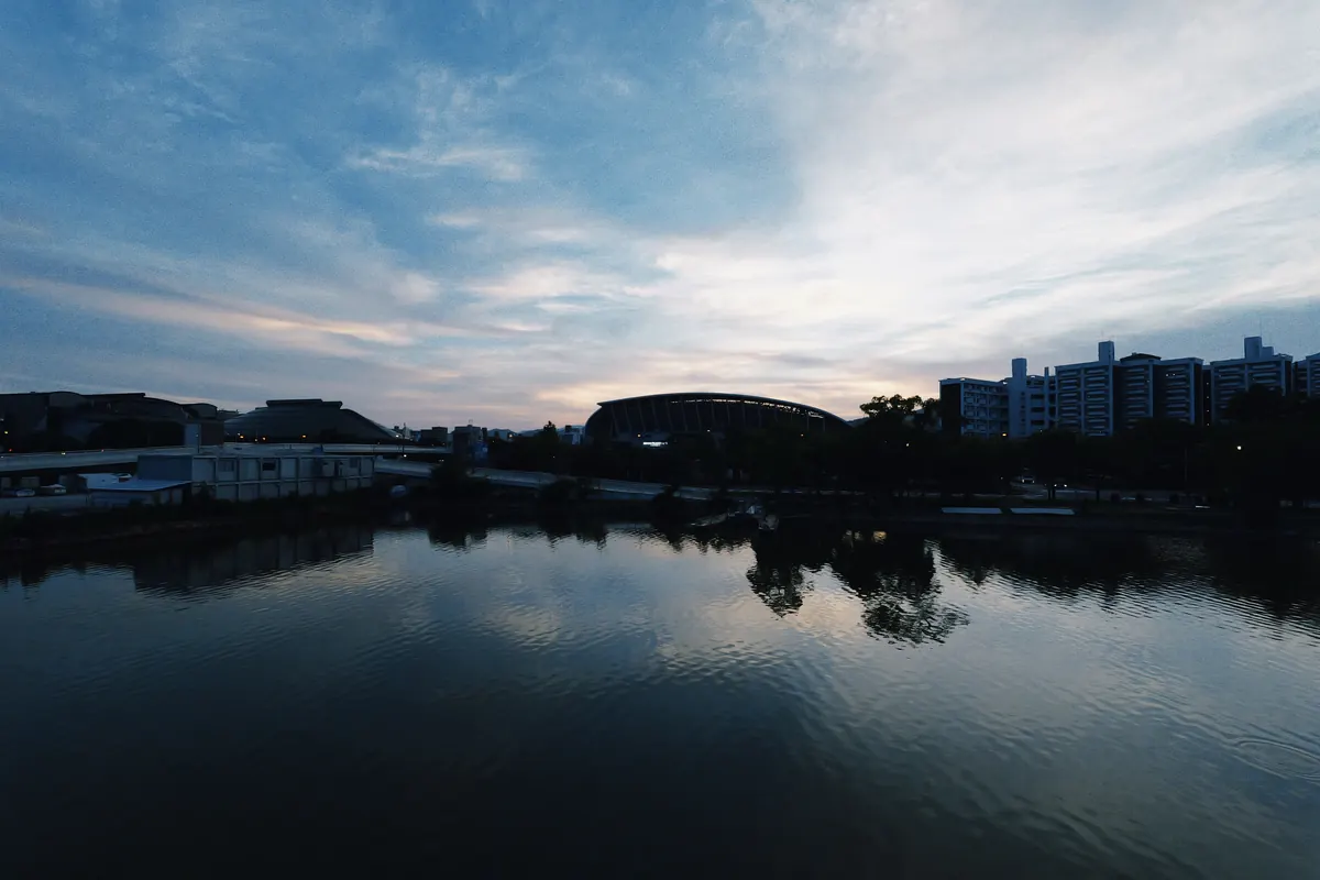 Hidden Sunset Spot behind Hiroshima Gokoku Shrine / 広島城・護国神社裏の夕景スポット