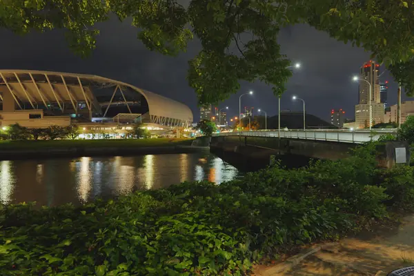 Sorasaya Bridge Riverside Bench / 空鞘橋横のベンチ
