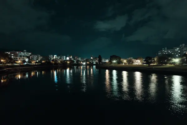 Sorasaya Bridge Riverside Bench / 空鞘橋横のベンチ